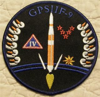 Delta Iv Gps Iif - 9 Usaf Global Positioning Satellite Vehicle Patch Space Lcss