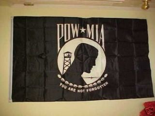 2 - Sided Pow/ Mia Flags 3 