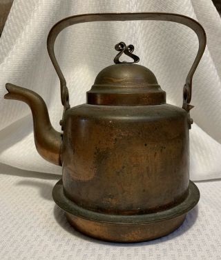 Antique Skultuna 1607 Copper Pot Marked 1 L Made In Sweden