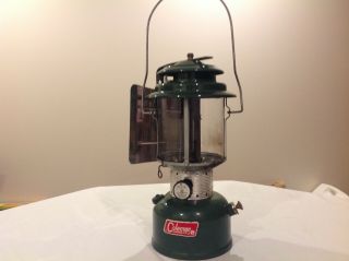 Vintage Coleman Lantern Model 220f,  July 1970 With Directional Reflector