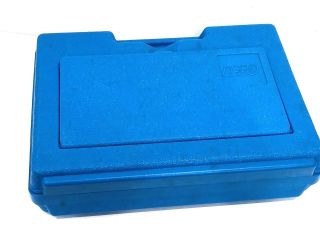 Vintage Blue Lego Case Holder Carrier