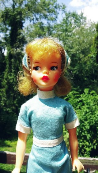 Vintage Ideal Toy Corp Tammy Doll Bs - 12 In Her Outfit And Head Scarf