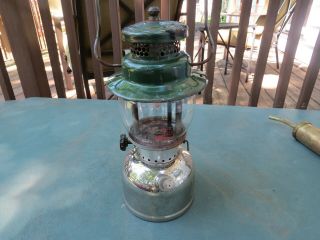 Vintage Coleman Sunshine Lantern Nickel Base Pyrex Globe Parts Repair 200a 242