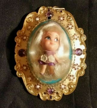Vintage Lucky Locket Kiddle Doll,  1966,  Mattel,  No Chain