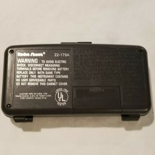 Radio Shack 22 - 179A Pocket Auto - Range LCD Digital Multimeter 5