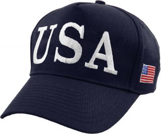 USA TRUMP HAT - 45TH PRESIDENT - MAKE AMERICA GREAT AGAIN - NAVY CAP 2