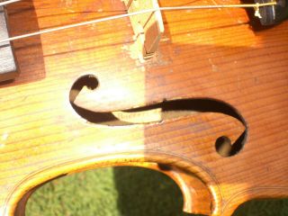 Violin Francesco Ruggeri dett il per in cremona Fanno 1627 in wood case & bow 2