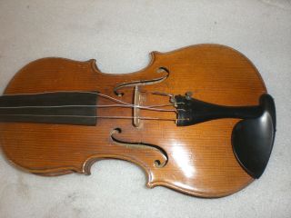 Violin Francesco Ruggeri dett il per in cremona Fanno 1627 in wood case & bow 4