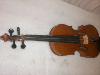 Violin Francesco Ruggeri dett il per in cremona Fanno 1627 in wood case & bow 5