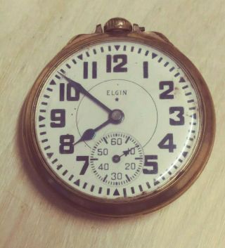 Vintage Elgin B.  W.  Raymond Pocket Watch 16s 21j 10k Gold Filled (w - 71)