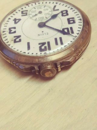 Vintage Elgin B.  W.  Raymond Pocket Watch 16s 21j 10k Gold Filled (W - 71) 3