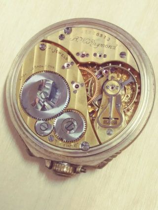 Vintage Elgin B.  W.  Raymond Pocket Watch 16s 21j 10k Gold Filled (W - 71) 4