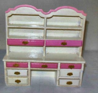 Vintage Double Hutch Dresser 83577 Doll House Furniture Miniatures