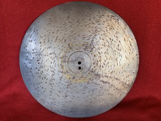 Antique Symphonion Music Box Disc 12” The Star Spangled Banner