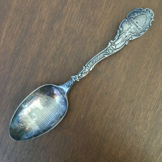Sterling Silver Souvenir Spoon Mormon Temple Salt Lake City