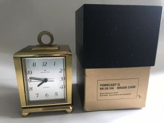 Antique Hamilton Electronic Swiss Desk Clock Weather Station With Box