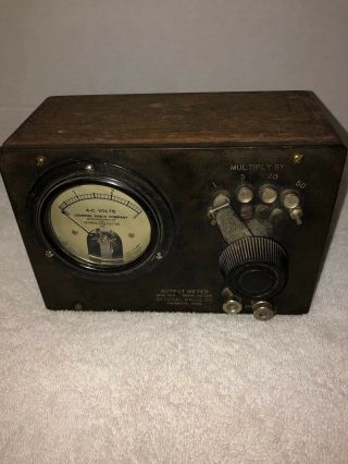 Antique General Radio Company Output Meter Type 486