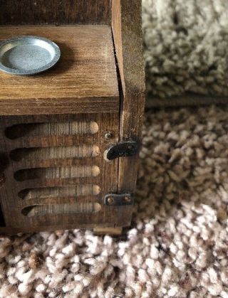 Vintage Dollhouse Wooden/Cast Iron Kitchen Set With Accessories 6