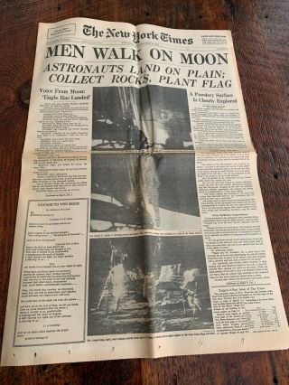 York Times Apollo 11 Moon Landing (07 - 21) And Special Supplement (07 - 17)