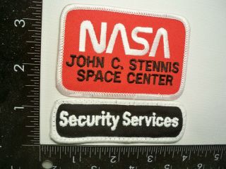 Old Federal Nasa Stennis Space Center Ms Security 2 Patch Set Miss.  Police