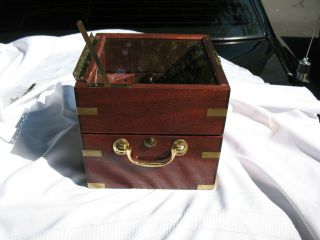HAMILTON 21 Marine Chronometer box for restore or parts 2