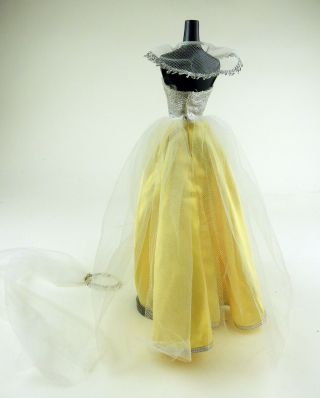 Vintage Barbie 1964 Rich Cinderella 872 Gown and Veil 2