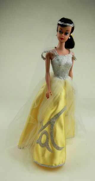 Vintage Barbie 1964 Rich Cinderella 872 Gown and Veil 3