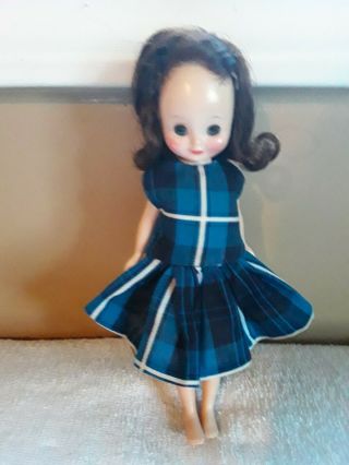 Vintage Betsy Mccall Doll 8 In With Barrettes In Orig Clothes?