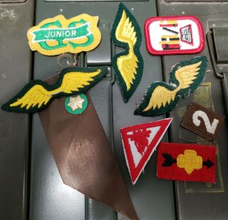 vintage \ antique ? Girl Scout patches and other items 5