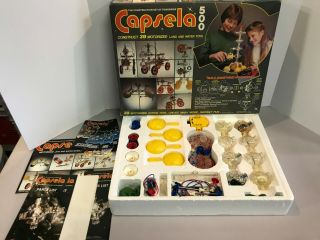Vintage Capsela 500 Motorized Land And Water Toys Set In The Box