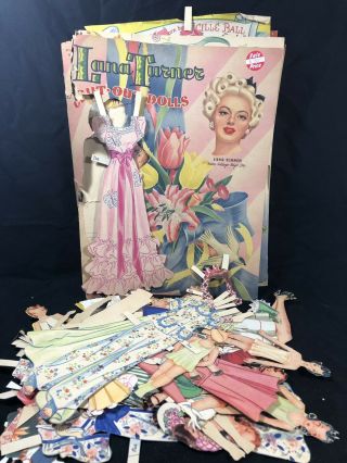 Vintage Lana Turner Cut Out Doll Set
