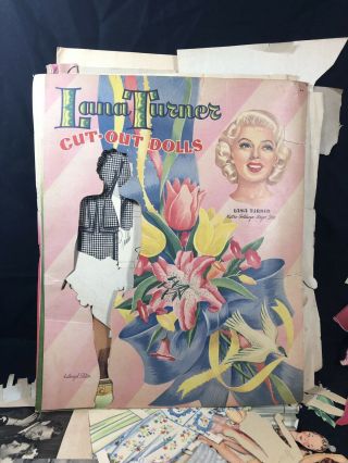 Vintage Lana Turner Cut Out Doll Set 3
