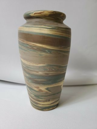 Antique Niloak Mission Swirl Pottery Vase - Arts & Crafts - Art Pottery