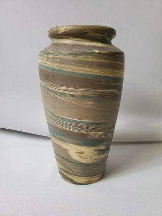 Antique Niloak Mission Swirl Pottery Vase - Arts & Crafts - Art Pottery 2