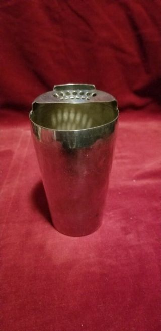 Vtg Napier Silverplate Small Cocktail Strainer 4 " X 2.  5 " Pat.  Pend.