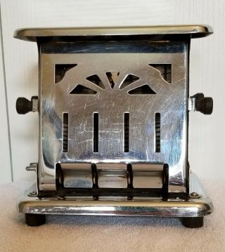 Antique Chrome Toaster Universal Model 79312 Vintage 1920’s 30’s 40’s No Cord