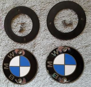 BMW antique vintage historic motorcycle parts tank badges manuals books mags 3