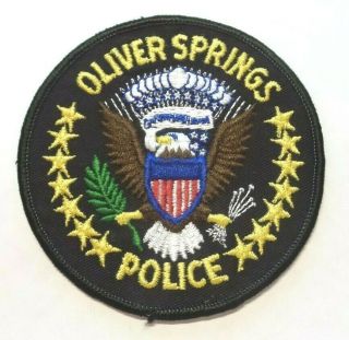 Oliver Springs Tennessee Police Patch