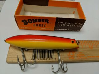 Vintage BOMBER JERK Saltwater Old Texas Fishing Lure Tackle w/ Box 6
