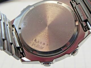 Vintage Pulsar Digital Watch Y759 - 5009 (A2) Alarm Chrono.  - Back - lit.  - Batt. 2