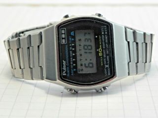 Vintage Pulsar Digital Watch Y759 - 5009 (A2) Alarm Chrono.  - Back - lit.  - Batt. 4