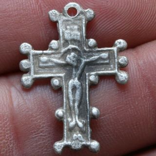 Circa 1000 - 1300 Ad European Medieval Religious Christian Cross Pendant