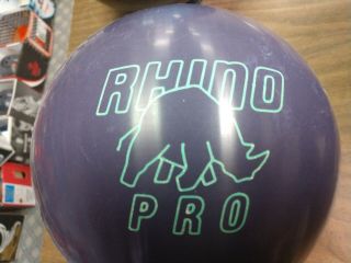 Brunswick Rhino Pro Purple Vintage 15lb Bowling Ball