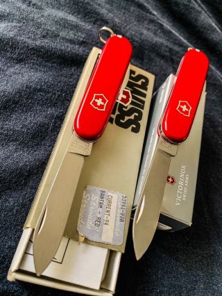 Victorinox Swiss Army Knife Bantam Set Of 2  1994 - 2018 Old/new