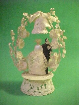 vintage WEDDING CAKE TOPPER 4