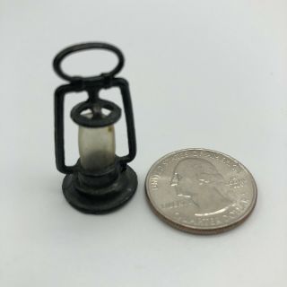1:12 Metal Lamp Miniature Vintage Lantern Lighting Dollhouse Decor Toy