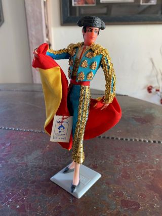 3 Vintage Marin Chiclana Dolls - Made In Spain - 2 Fiesta Women & 1 Matador 2