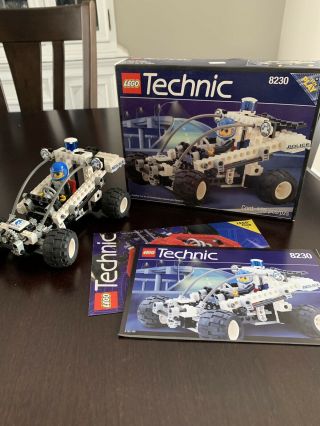 1996 Lego Technic Coastal Cop Buggy 8230 With Driver,  Box,  And Instructions
