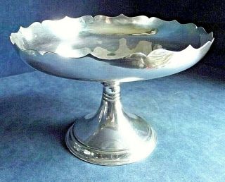 Large Silver Plated Cake Stand / Tazza C1920