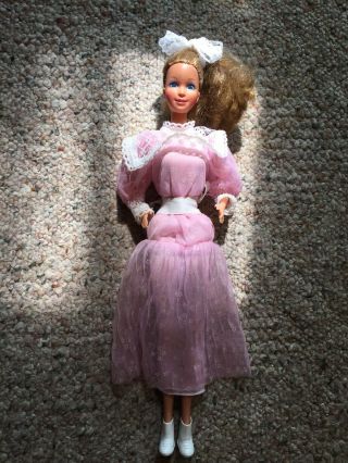 Vintage 1984 Heart Family Mom Mother Doll Barbie Mattel Pink Dress